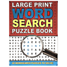 Large Print "Word Search" Puzzle Book 